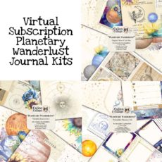 Virtual Subscription Planetary Wanderlust Journal Kits