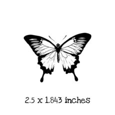 BD110C Ulysses Butterfly Rubber Stamp